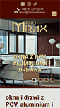 Mobile Screenshot of okna-mirax.eu