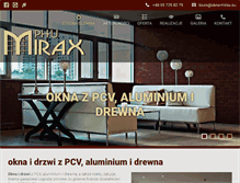 Tablet Screenshot of okna-mirax.eu